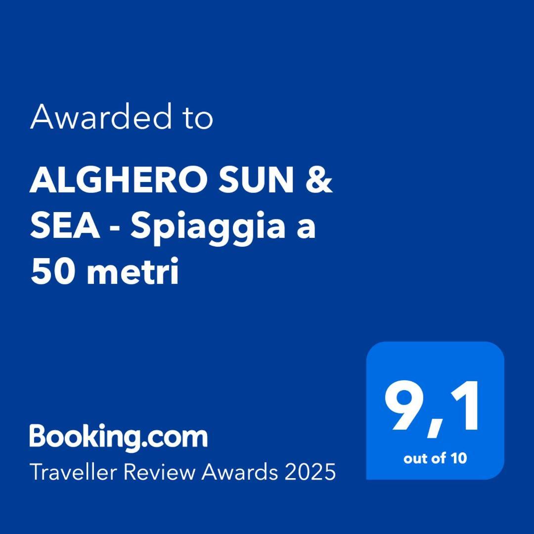 Alghero Sun & Sea - Spiaggia A 50 Metri Kültér fotó